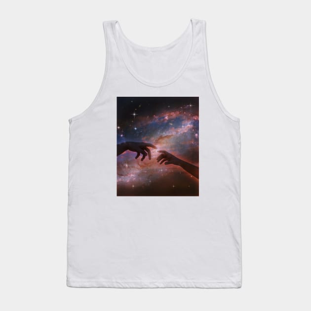 The creation of the galaxy Tank Top by cupofmars